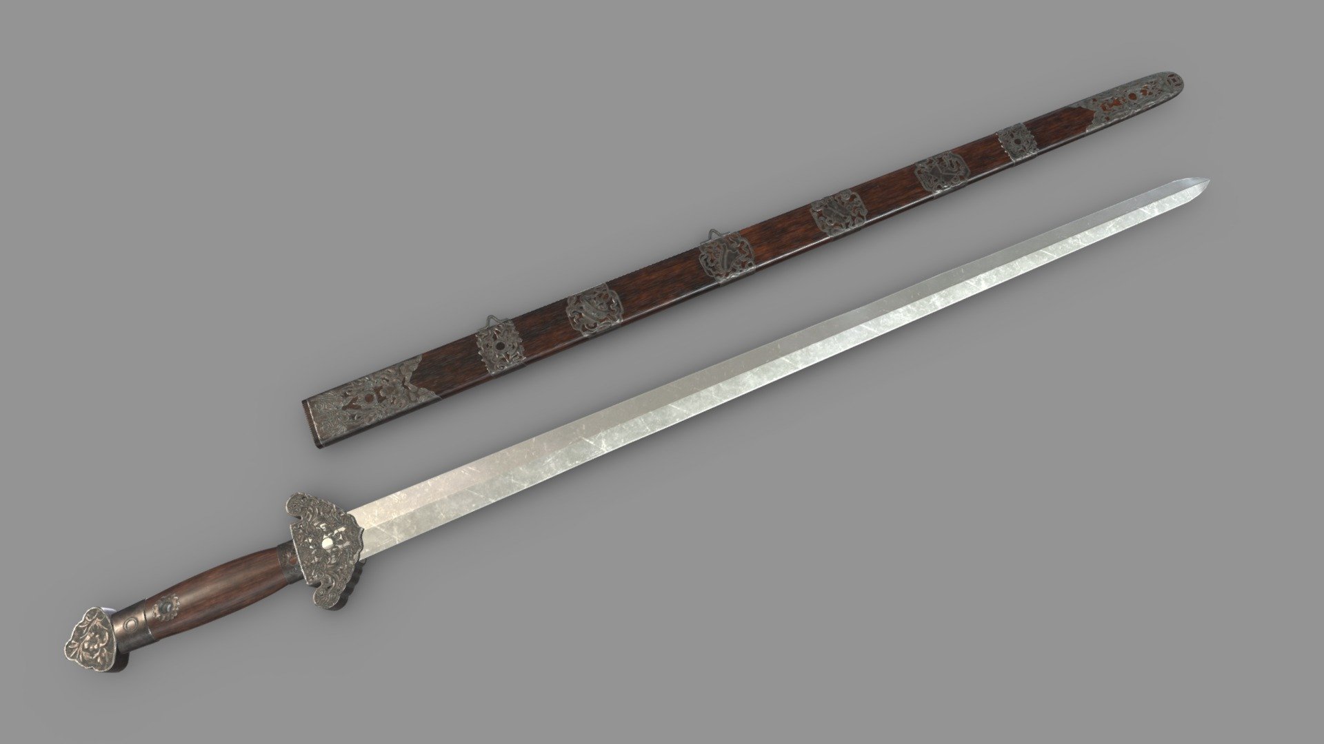 Hi, I'm Frezzy. I am leader of Cgivn studio. We are finished over 3000 projects since 2013.
If you want hire me to do 3d model please touch me at:cgivn.studio Thanks you! - Jian Sword Low Poly PBR Realistic - Buy Royalty Free 3D model by Frezzy3D 3d model