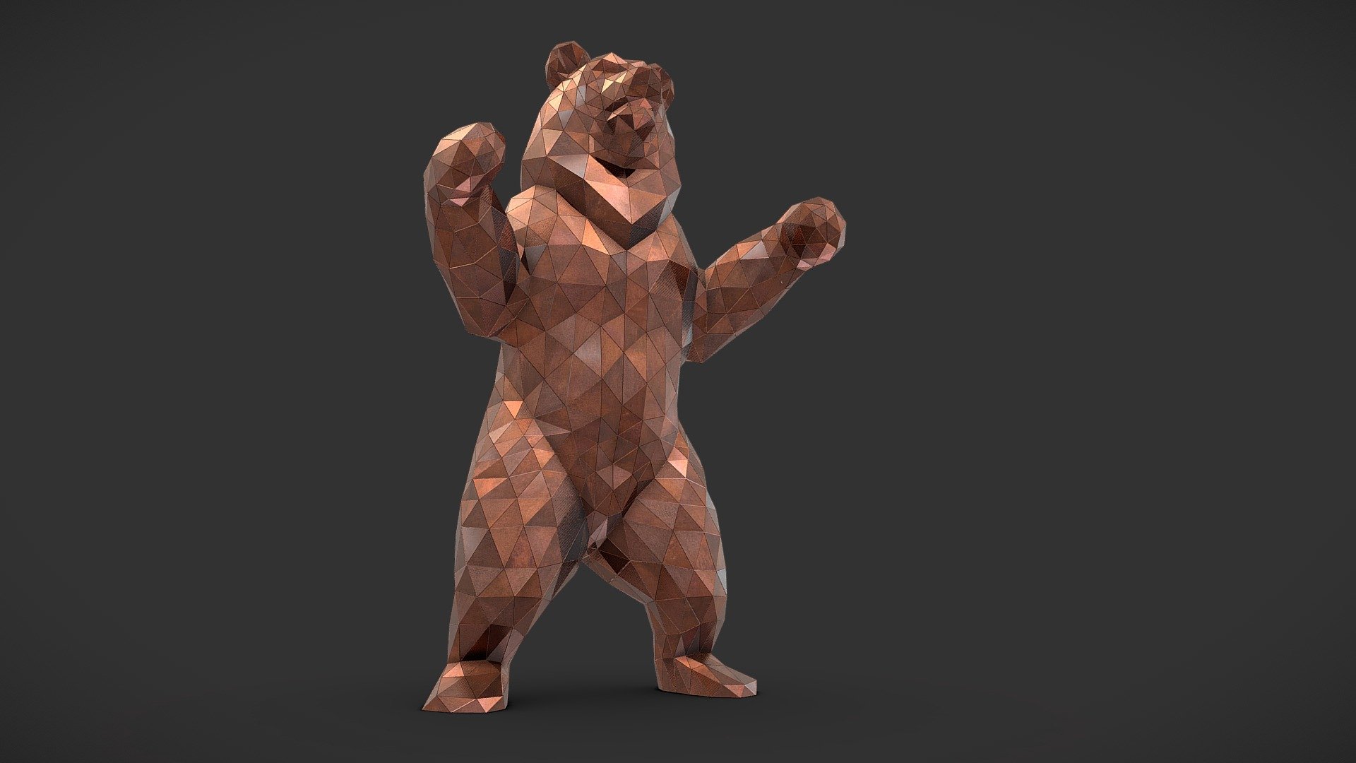 Bear LowPoly - Buy Royalty Free 3D model by Andrea Marziano (@3dartel) 3d model