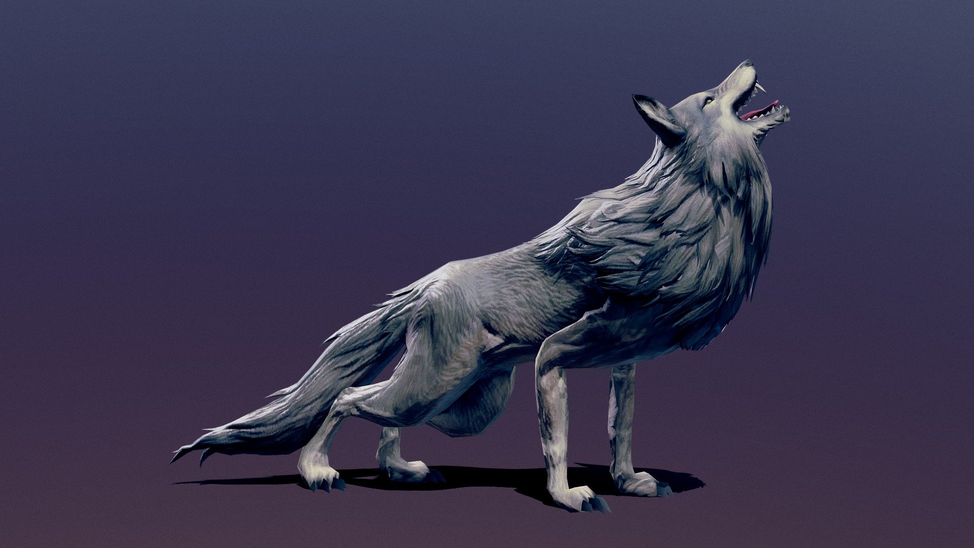 Wolf Howl Animated
fbx file format 
stylized lowpoly 3d model - Wolf Animated - Buy Royalty Free 3D model by aaokiji 3d model