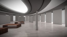 VR Art gallery baked minimal, vr, gallery, minimalist, artgallery, interior