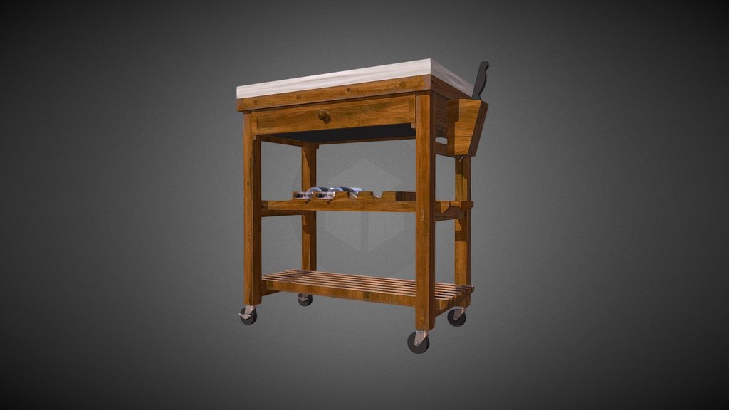Published by 3ds Max - Server Buffet - Download Free 3D model by Francesco Coldesina (@topfrank2013) 3d model