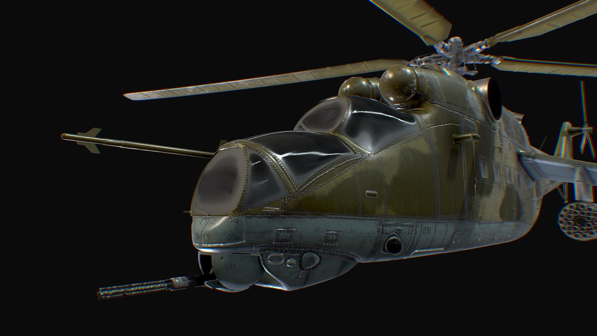 Vehicles, Helicopter:

DESCRIPTION:

GAME READY MODEL!! 
* Helicopter! This model is provided as obj, fbx and SPP format.
* SubstancePainter - file provided. (FULL SOURCE FILES) exported for any enjine!
* Blender file provided with shaders and light set-up for PBR
* Unreal UE4 Asset Package Provided!
* .tbscene Asset Package Provided!
* .mview and .glb Asset Package Provided!
* Different versions of 3ds max scenes are provided.
* Marmoset Toolbag - file proviede (.tbscene scene)
* Provides full textures for the Helicopter. Textures in the resolution of 4096x4096. Enjoy using! :) - Helicopter - Source Files Attached 8K - Buy Royalty Free 3D model by sergey.koznov 3d model