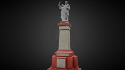 Rizal Monument lod, asia, heritage, philippines, statue, photogrammetry, scan, 3dscan