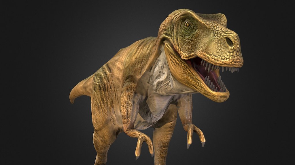 Created in 3Ds Max , 3D Coat ,ZBrush and Substance Designer 

Firstly I created the model in ZBrush and later on I retopo the model in 3D-Coat, map baked in Substance Designer and lastly rigging and animated with Character Animation Tool-kit in 3ds Max - Tyrannosaurus Rex Lowpoly - Download Free 3D model by pikabobalex 3d model