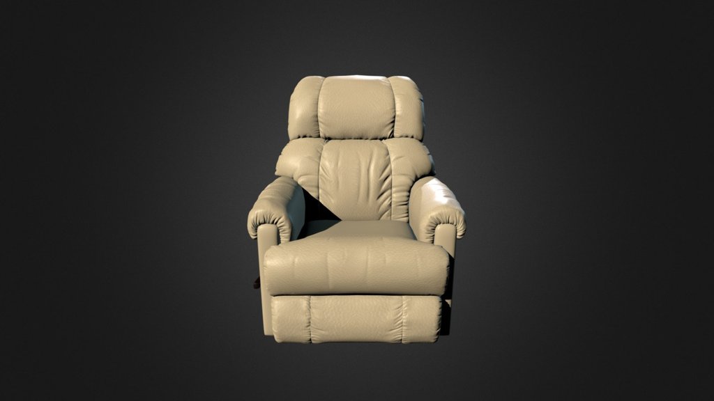 Testing SketchFab - Sofa - 3D model by Thufail (@muhamedthufail) 3d model