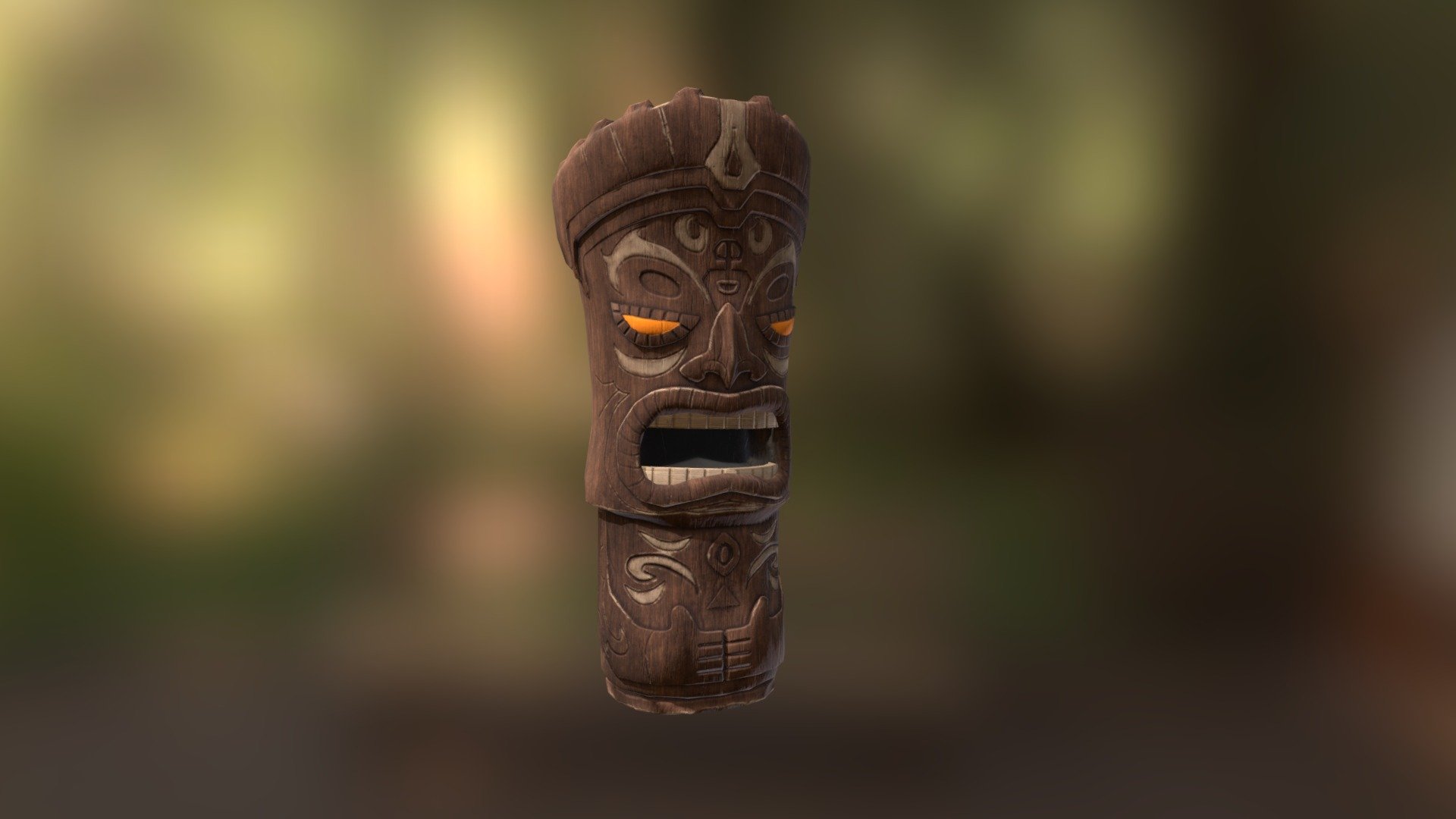 This Hawaiian Inspired Tiki statue will make a great prop for any island setting. This Tiki statue created using ZBrush, Maya, and Susbtance Painter. The asset is low-poly and game ready and also availabe in 2 other variations. They are available to purchase individually or as a set 3d model