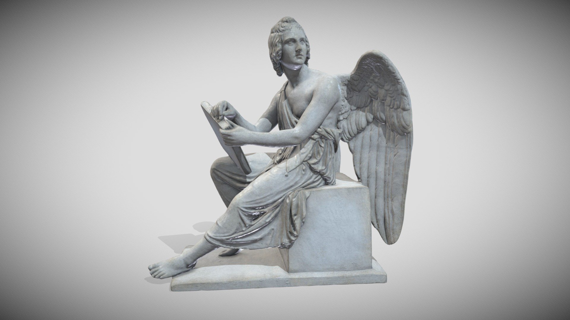 Original very nice 3D Scan from the Thorvaldsens Museum

https://www.myminifactory.com/object/3d-print-angel-110235

here the Painted Gaming Version LR....

One Material 4k PBR Metalness

All Quad - Angel Statue - Angely - Buy Royalty Free 3D model by Francesco Coldesina (@topfrank2013) 3d model