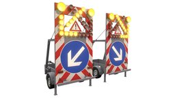 Traffic Safety Trailers (Daytime traffic, highway, road, realtime, crash, safety, trailers, roadblock, roadsign, barriers, streets, highways, ultralowpoly, road-sign, pbr-game-ready, street-props, pbr, lowpoly, mobile, gameasset, gameready, highway-sign, highway-barrier, road-safety, crash-barrier, protec, noai, barrierstreet, realtimemodels, safeguarding, crashcushions, road-seperation, traffifc-barrier, traffic-safety, traffic-safety-trailer, road-construction-trailer