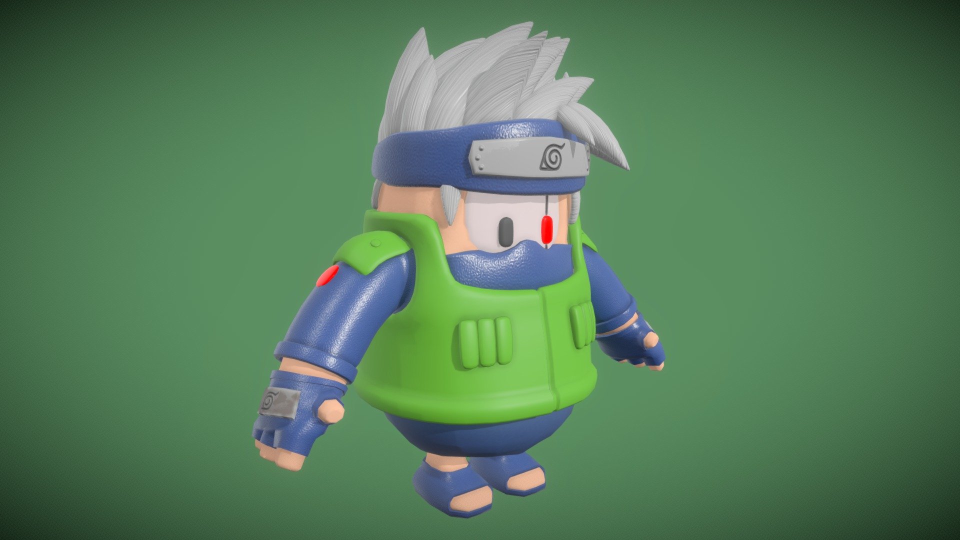 Model made for a project for a 3D discipline in FIAP´s Jogos Digitais graduation.

Modeled in Maya
Textured in Substance Painter - Kakashi Fall Guys Skin - 3D model by Musanches 3d model