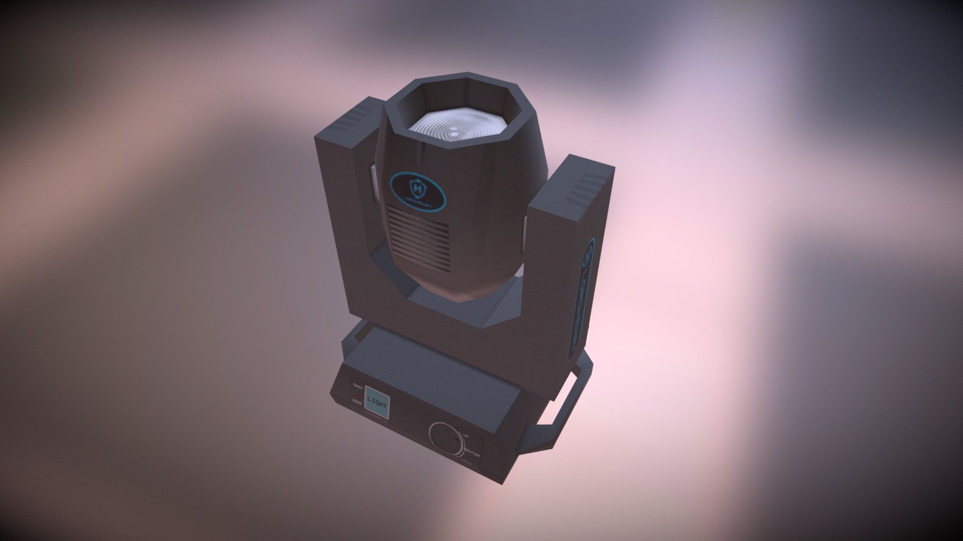 This is the low poly version from a Moving Head Beam 7r-230w.

Albedo texture: 512x512 - Moving Head Beam (low Poly) - 3D model by Lord Henry (@lordhenry) 3d model