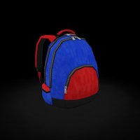 Backpack backpack, game, lowpoly