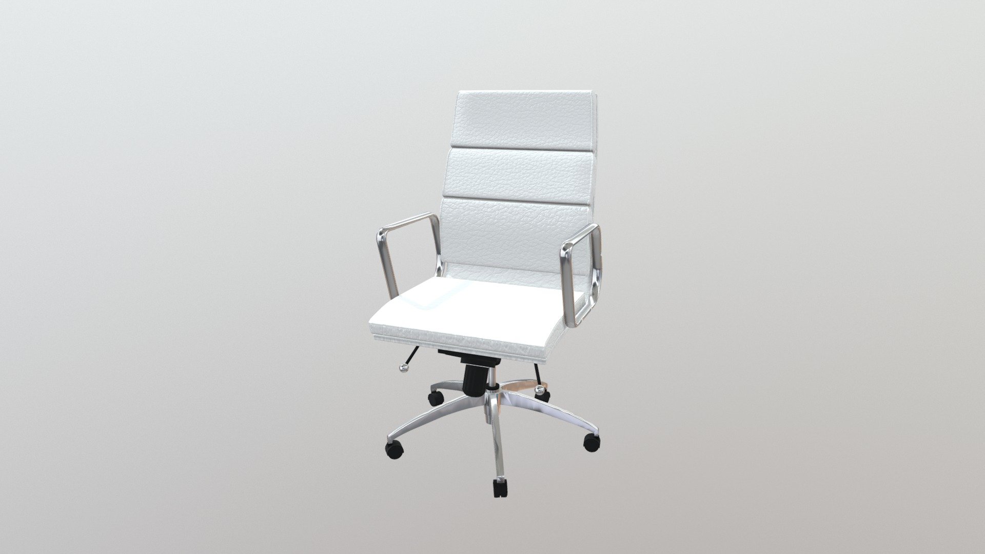 One of our sleekest office chairs, the Engineer High Back Office Chair is clean and simple. Soft leatherette covers a chromed steel rolling frame. Comes in black, white or espresso. www.zuomod.com/engineer-high-back-office-chair-white - Engineer High Back Office Chair White - 205893 - Buy Royalty Free 3D model by Zuo Modern (@zuo) 3d model