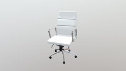 Engineer High Back Office Chair White office, indoor, furniture, zuo, zuomod, chair