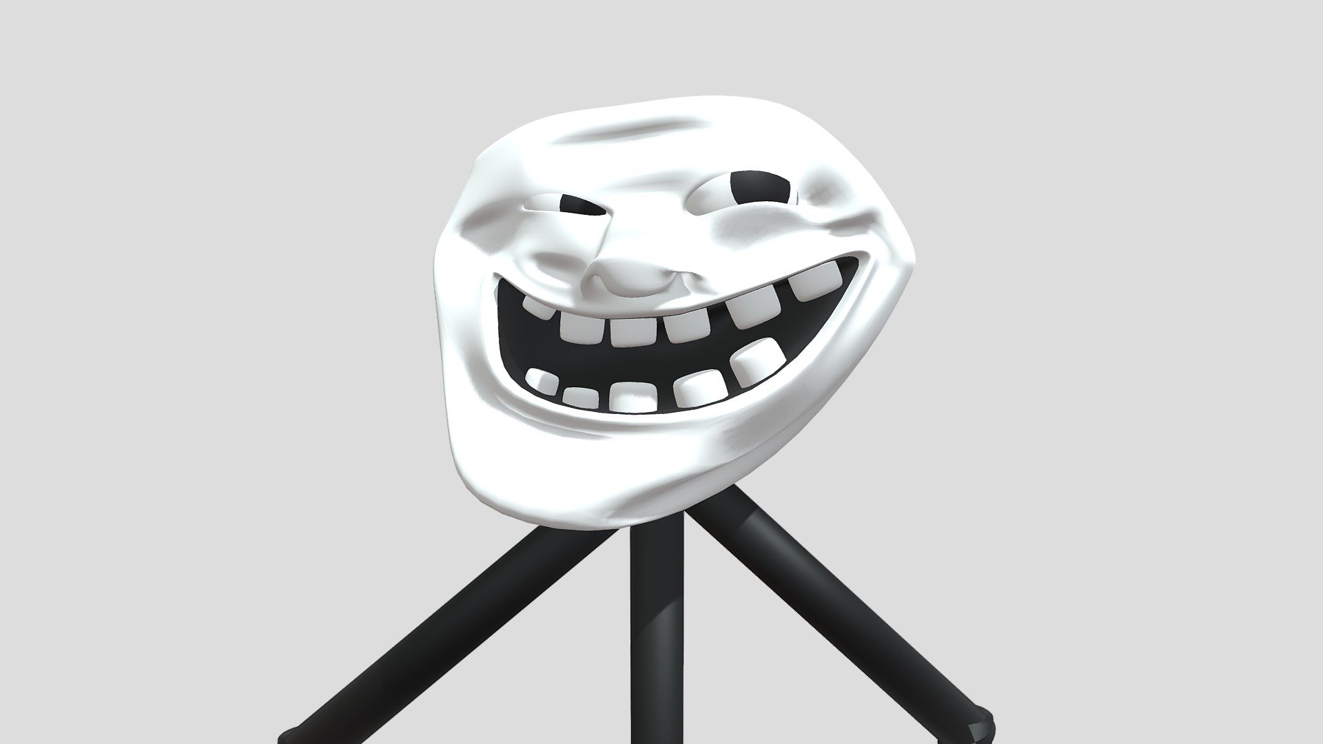 Trolololololololololololololol
A very dead meme, other than Trolge - Troll face - Download Free 3D model by CGPlayz (@Beta_Mario) 3d model