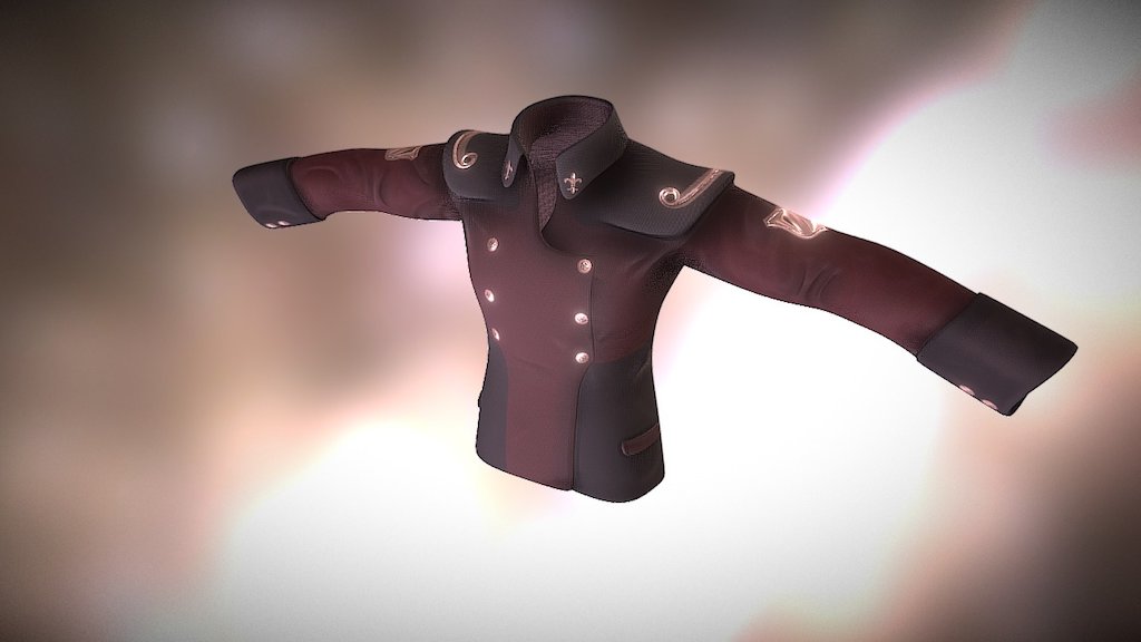 Scifi Captains uniform / Coat for cartoon / game

There will be differrent variations for the different crew members - Scifi Captains uniform / Coat for cartoon / game - 3D model by Dennis Tomson (@Count_Carstein) 3d model