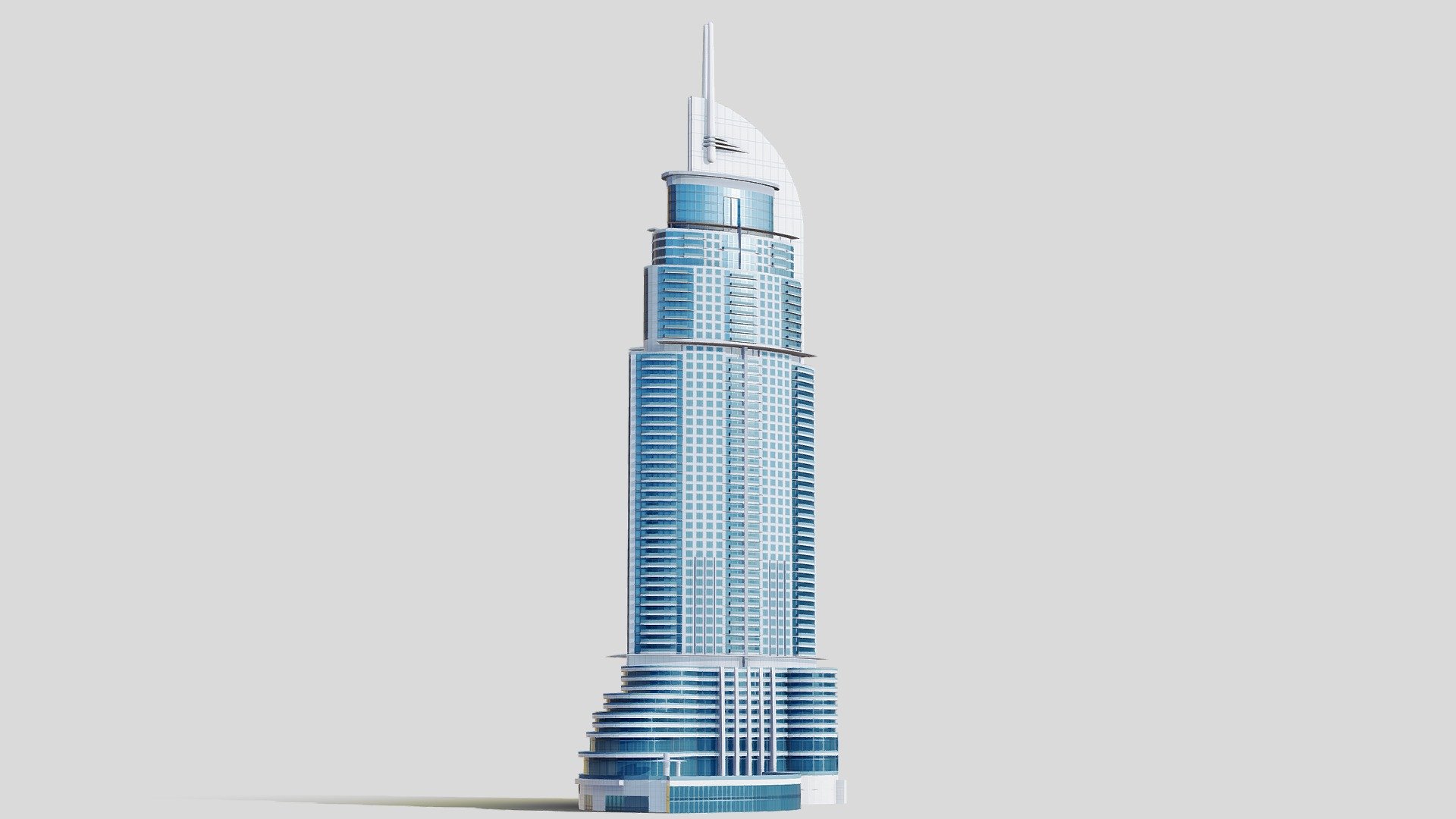 The Address - Dubai - Buy Royalty Free 3D model by 1Quad (@Nzr.3d) 3d model