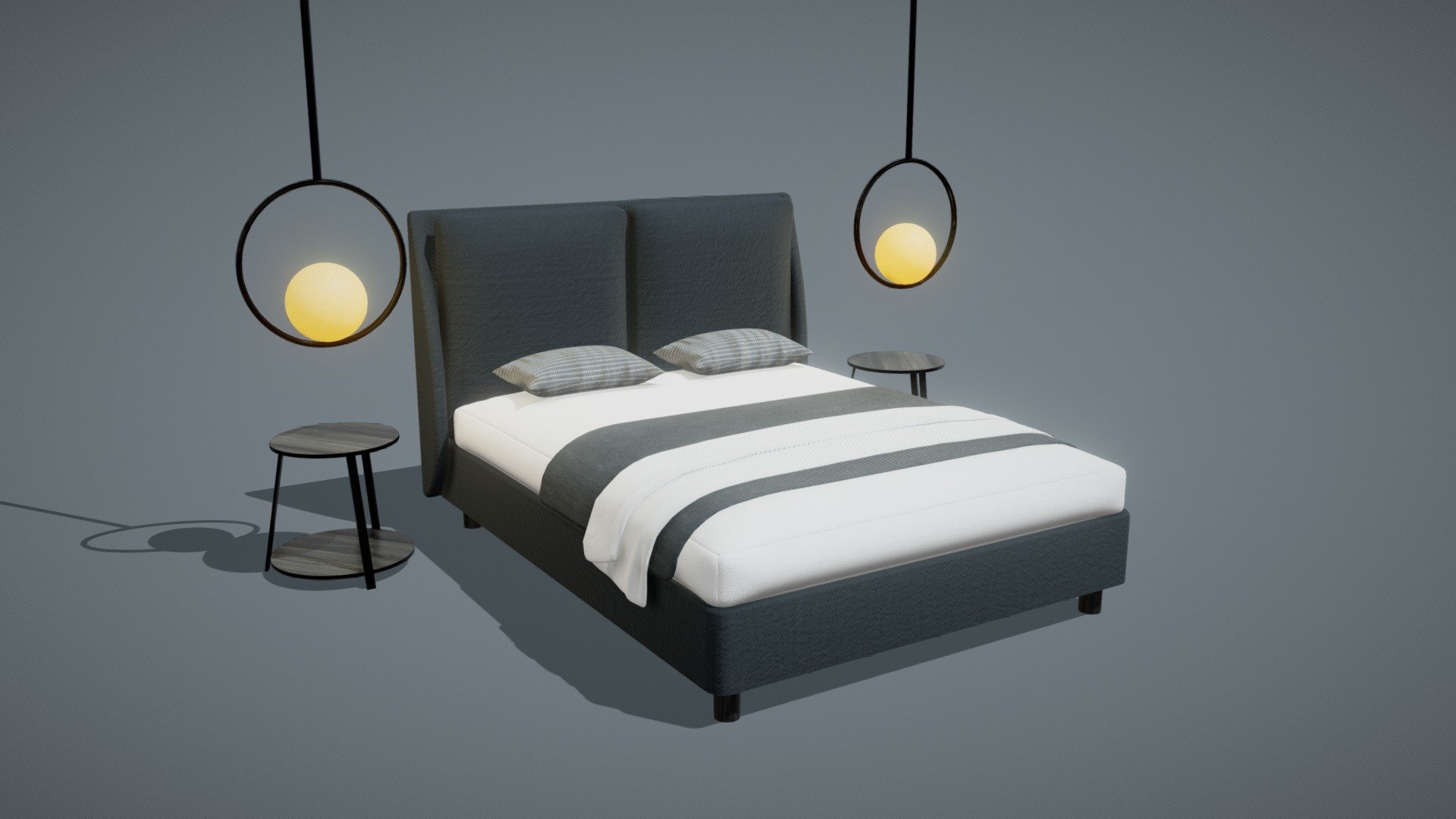 Thats a bed set 04

Model is made for Modern Design Interior

Great for any interior project or AR Project.

model has 4 material set with 4k textures 3d model