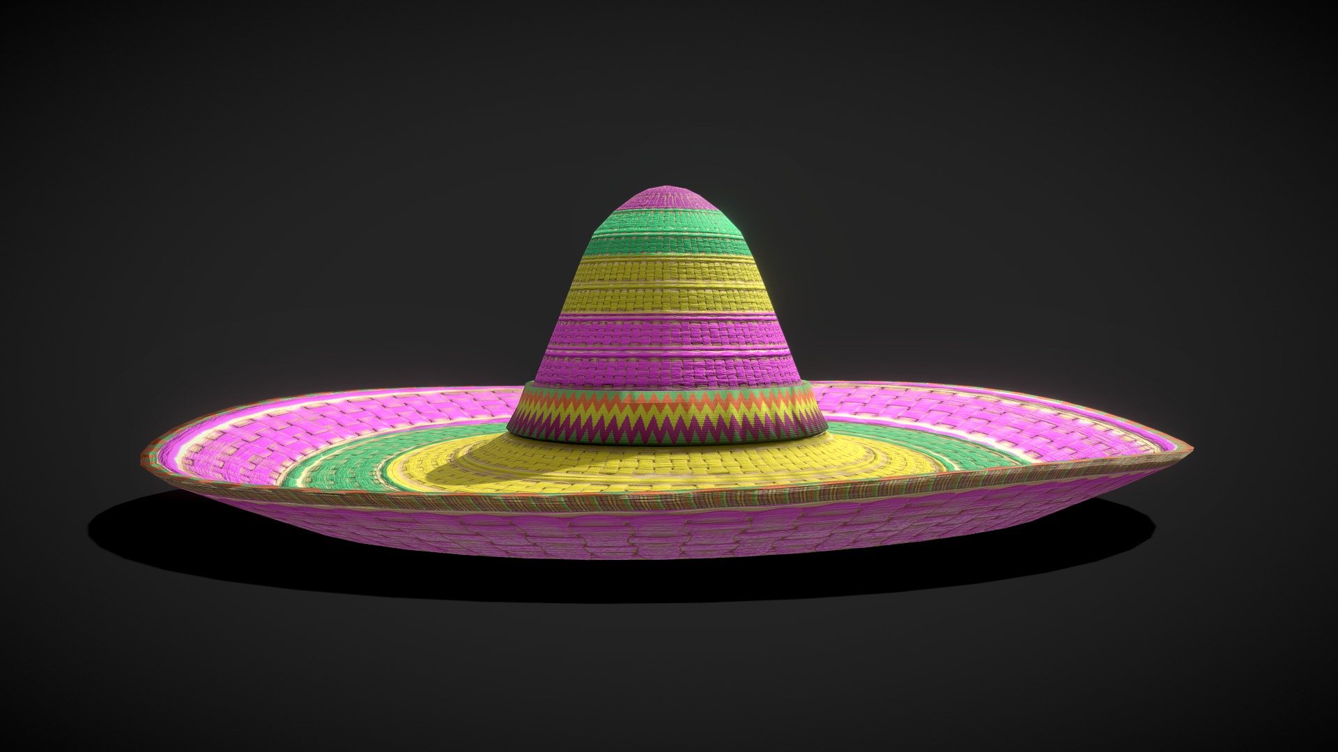 Mexican Sombrero hat

4096x4096 PNG texture

Hats - Headwear &lt;&lt; - Sombrero - Buy Royalty Free 3D model by Karolina Renkiewicz (@KarolinaRenkiewicz) 3d model