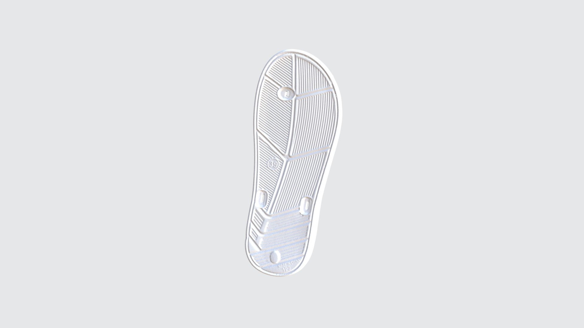 Scanned by EinScan-SP - Shoe sole - 3D model by SHINING 3D (@einscan) 3d model
