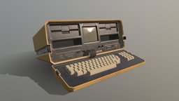 Osborne 1 computer, pc, retro, props, old, downloadable, free