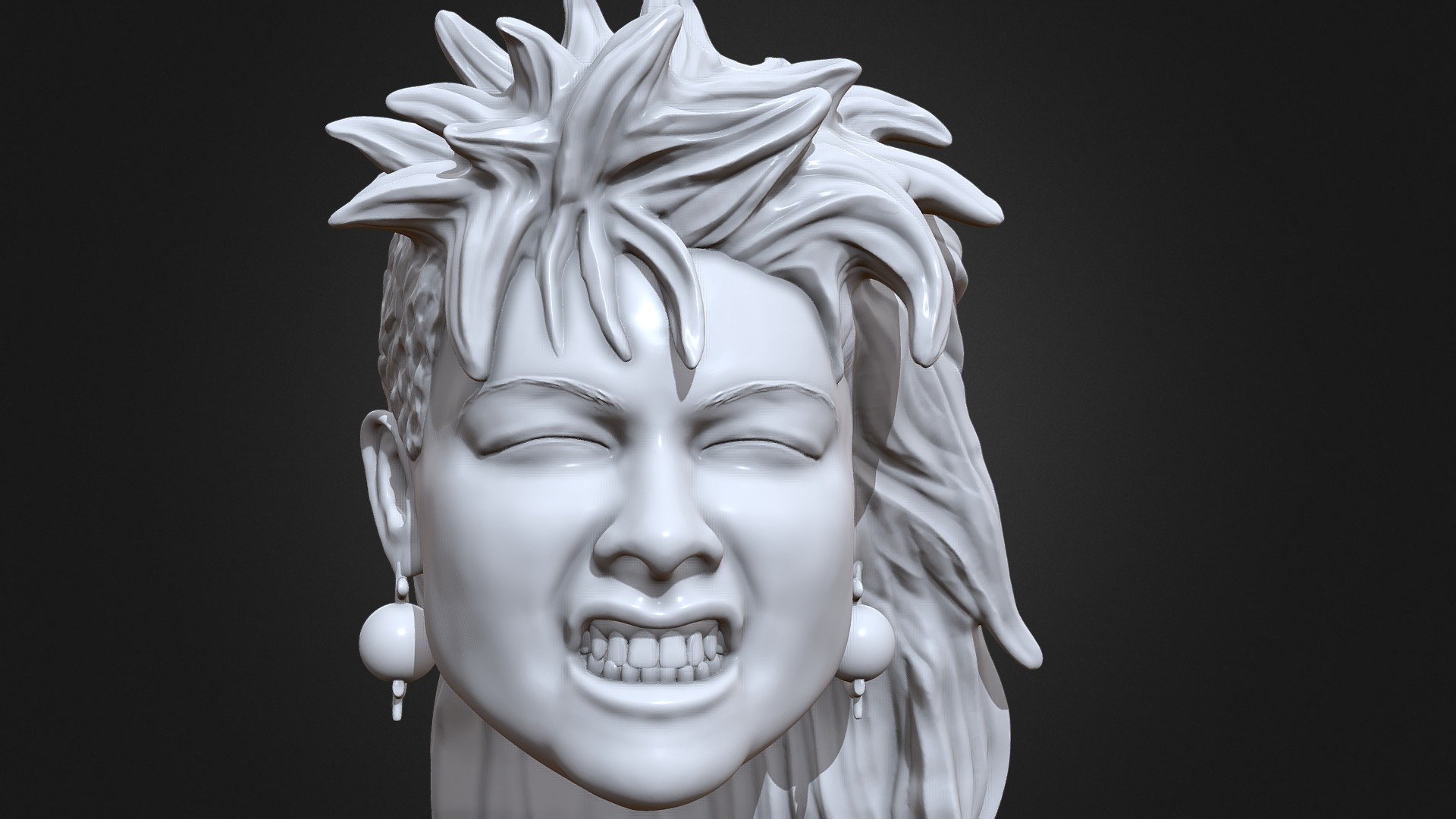 3D printable fan art portrait sculpture of pop icon Cyndi Lauper for fitting it to action figures. 

STL file included. 

Digital portrait file of Cyndi Lauper.  

I am professional digital sculptor, you can hire me to sculpt digital portraits for you. Contact to check availability: tomislav.veg@gmail.com - Cyndi Lauper 3D printable portrait sculpt - Buy Royalty Free 3D model by TomVeg (@tomislavveg) 3d model