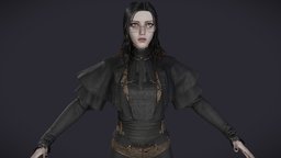 Lillian modern, vampire, clothes, realistic, woman, game-ready, character, unity, unity3d, girl, game, blender, pbr, gameasset, female, rigged