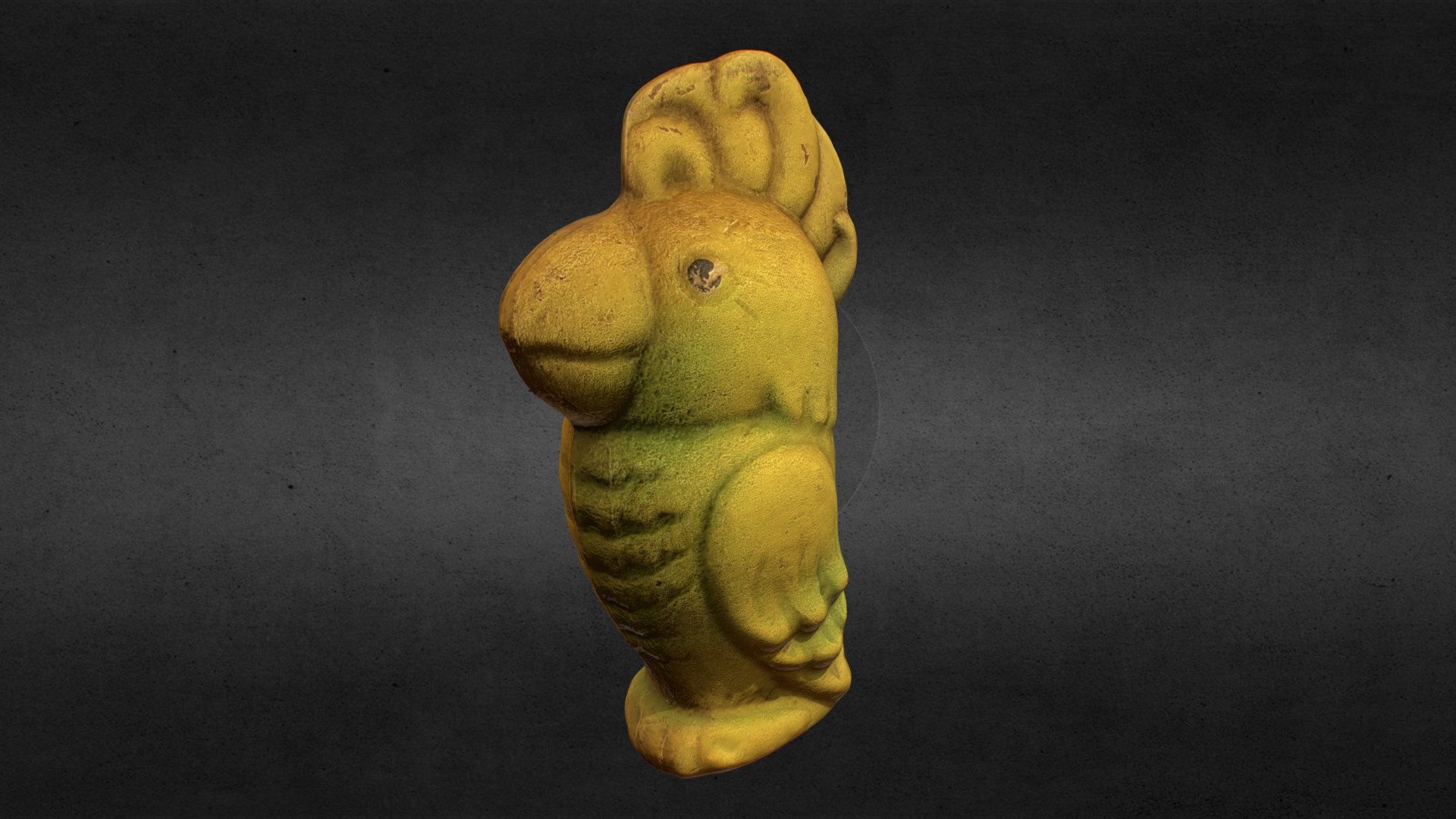 Old USSR Soviet Rubber Toy Bird Parrot Scan High Poly

Including OBJ formats and textures (8192x8192) TIF Albedo, Normal, Occlusion

Polygons: 73026 Triangles: 73026 Vertices: 36515 - Old USSR Soviet Rubber Toy Bird Parrot Scan - 3D model by Skeptic (@texturus) 3d model
