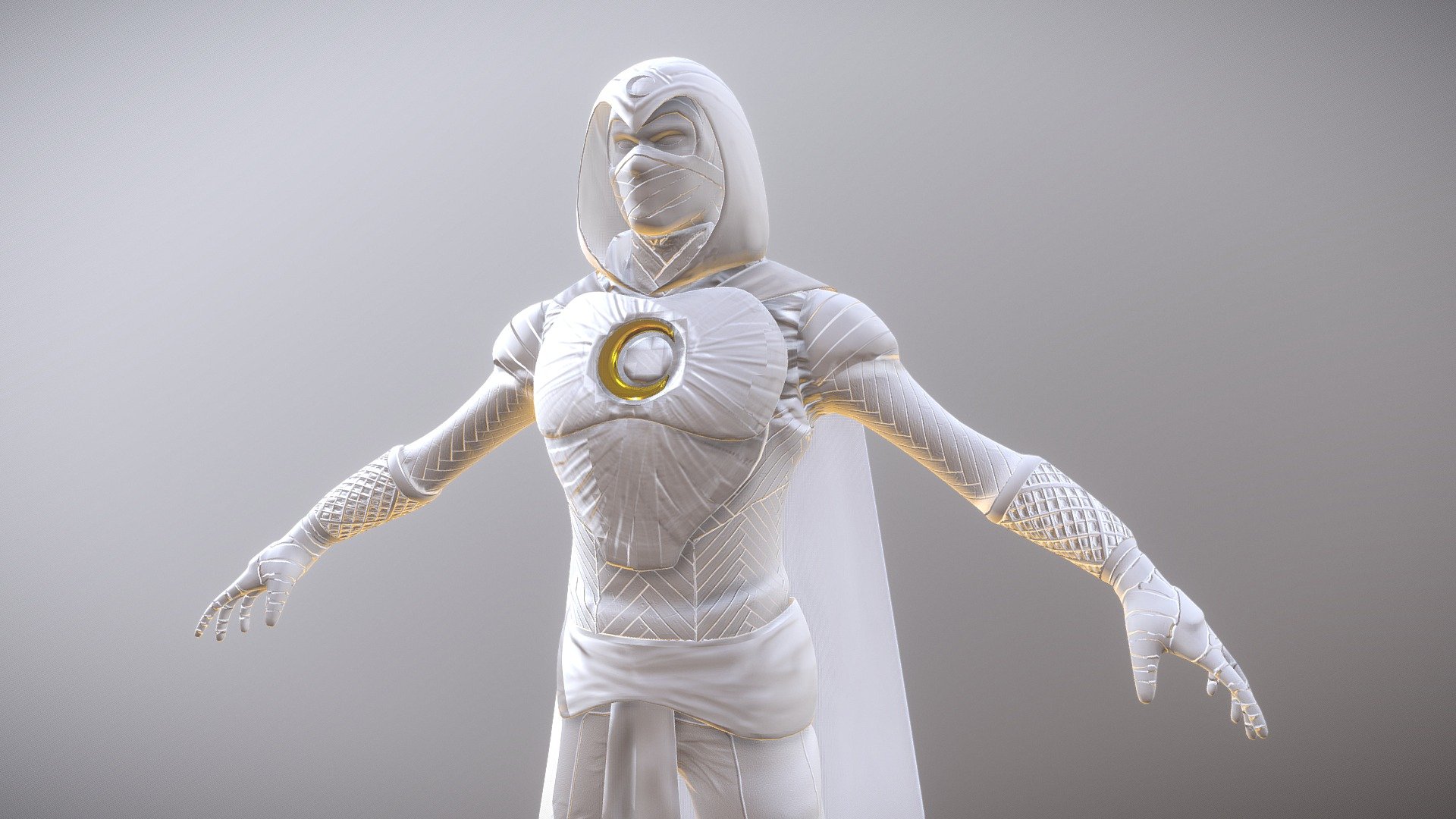Low poly 3d model of Moon Knight

Similar to the one shown in the series - MoonKnightTextured - Download Free 3D model by 1544c 3d model