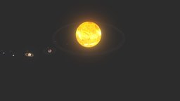 Solar System animated
