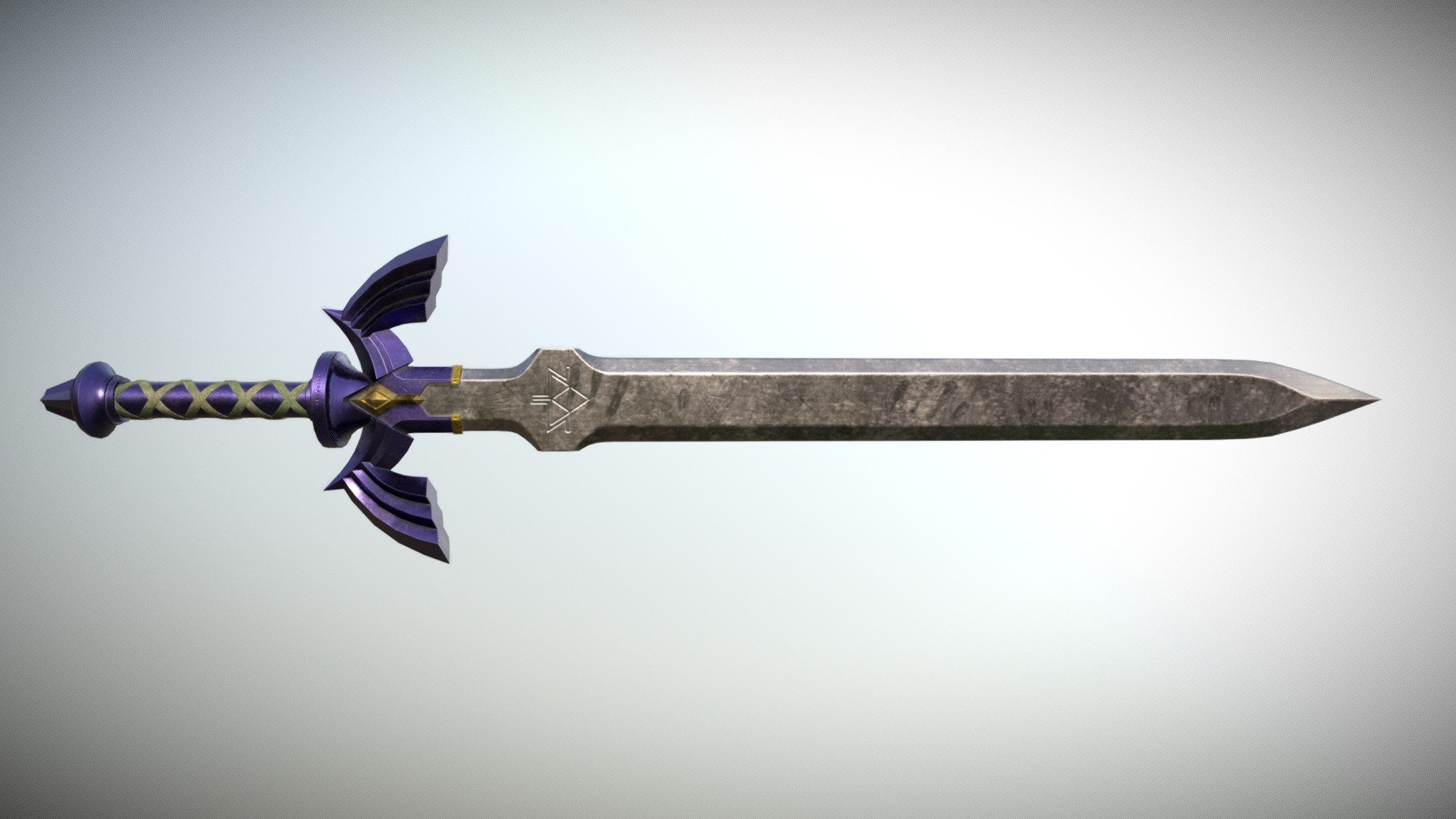 The sword that seals the darkness 

Model based of BOTW concept art

Modeled in Autodesk Maya and textured in Substance.

Artstation: https://www.artstation.com/awgebert - Master Sword - 3D model by AwGebert 3d model