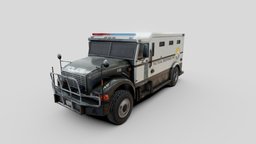 International 4700 Tactical Response Unit truck, armored, armored-vehicles, armoredvehicle, substancepainter, substance