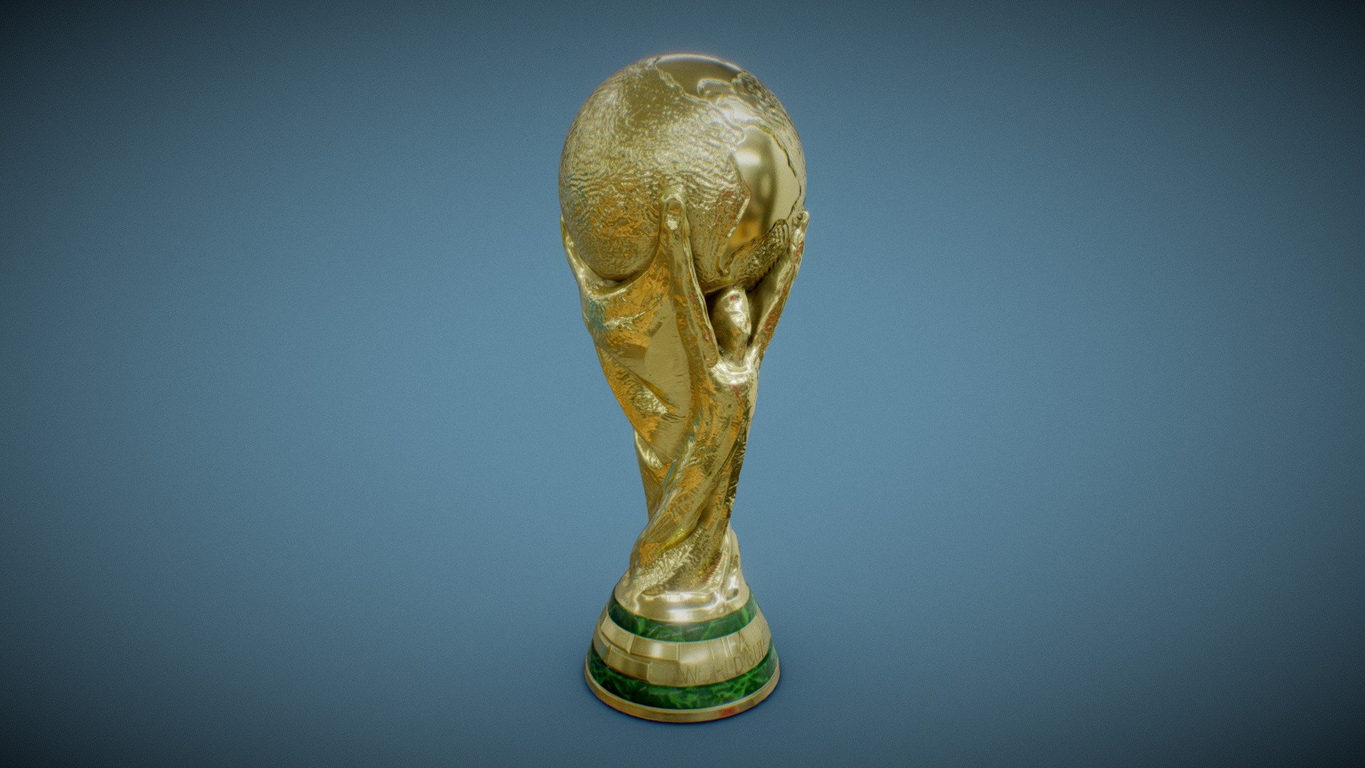 A Recreation of the FIFA World Cup Trophy

High poly sculpt and 3D Printing file are included in the Additional files

High Quality 4K PBR textures
Perfect for any Purpose - FIFA World Cup Trophy - Buy Royalty Free 3D model by Deftroy 3d model