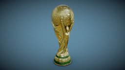 FIFA World Cup Trophy world, printing, football, prop, foot, soccer, 3dprinting, fifa, mondial, 3dprint, 3d, cup, sport, ball, 2022