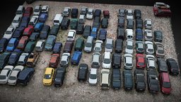 cars abandoned wrecks photoscan