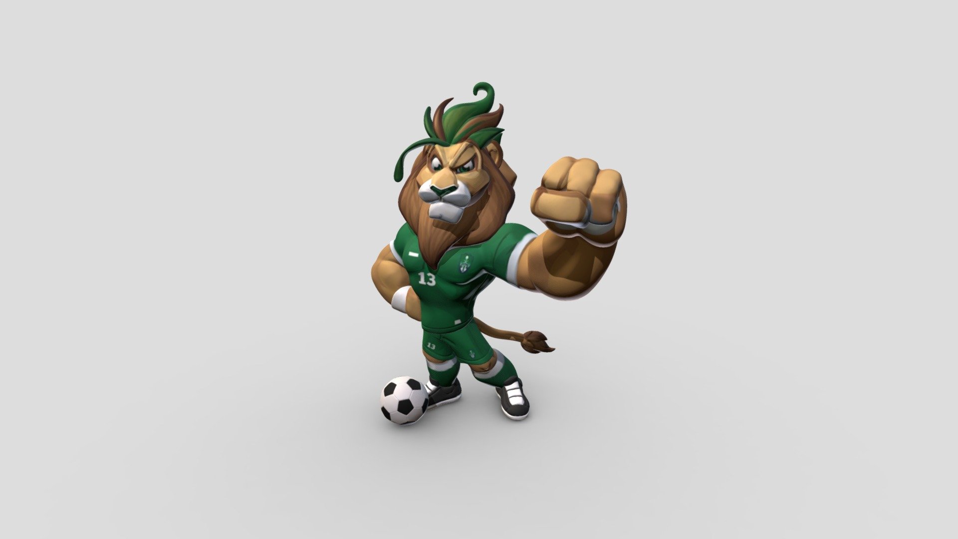 This is Lion Mascot Cartoon 3d model, this is 3D printable model so everyone can do 3D print this Model 3d model