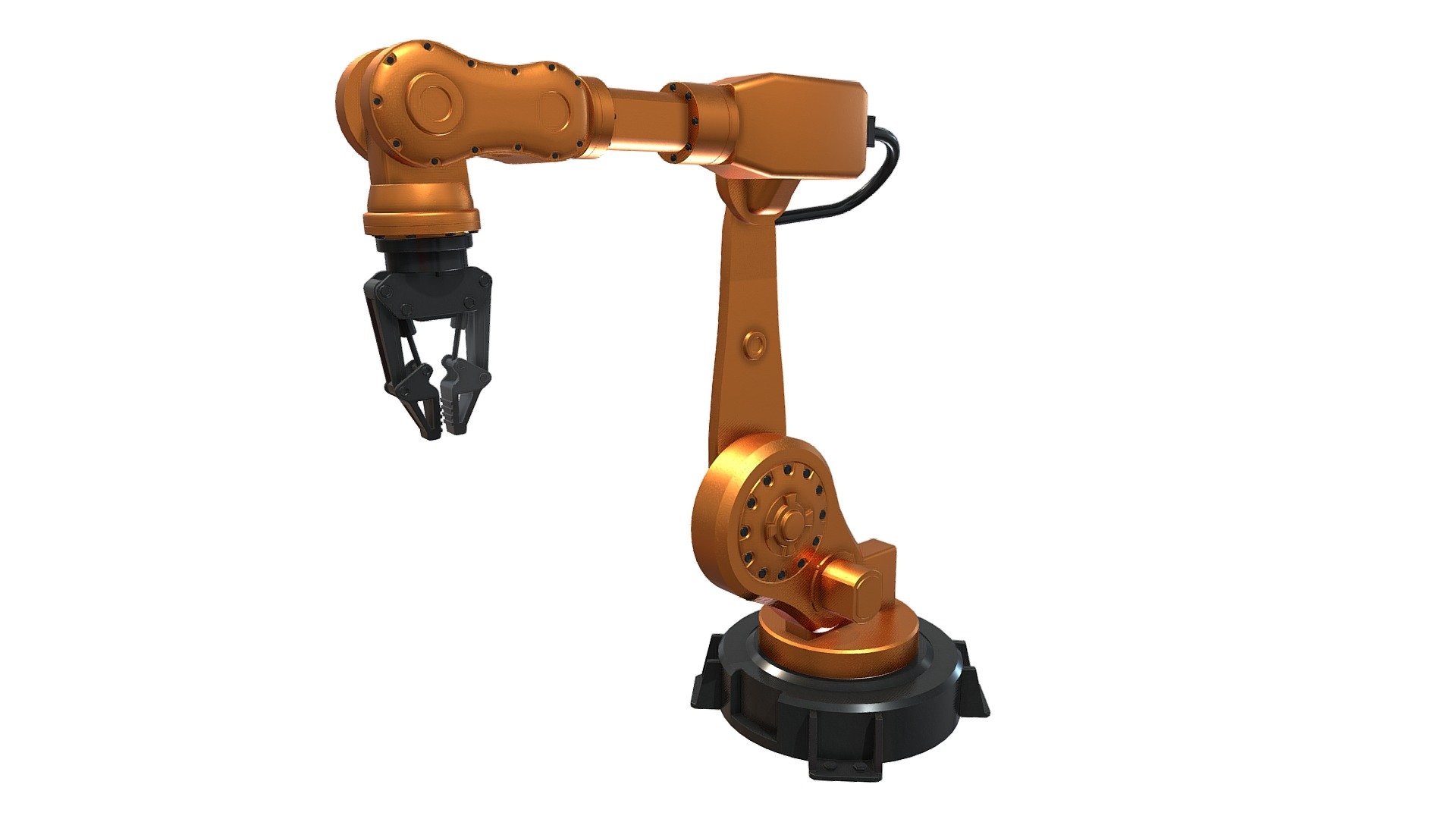 Robotic Arm - Robotic Arm - 3D model by Vipmay 3d model