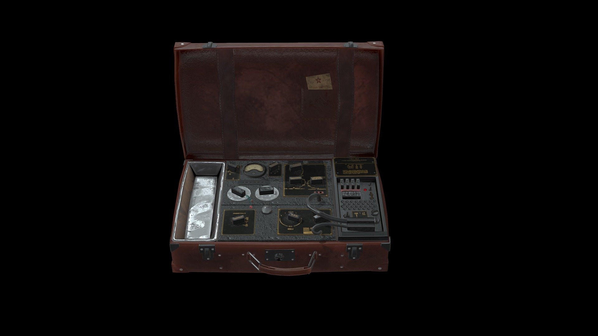 Cold War Briefcase Project - 3D model by ImLiteral 3d model