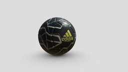 football/soccer ball football, soccerball, lowpolymodel, game, low, free