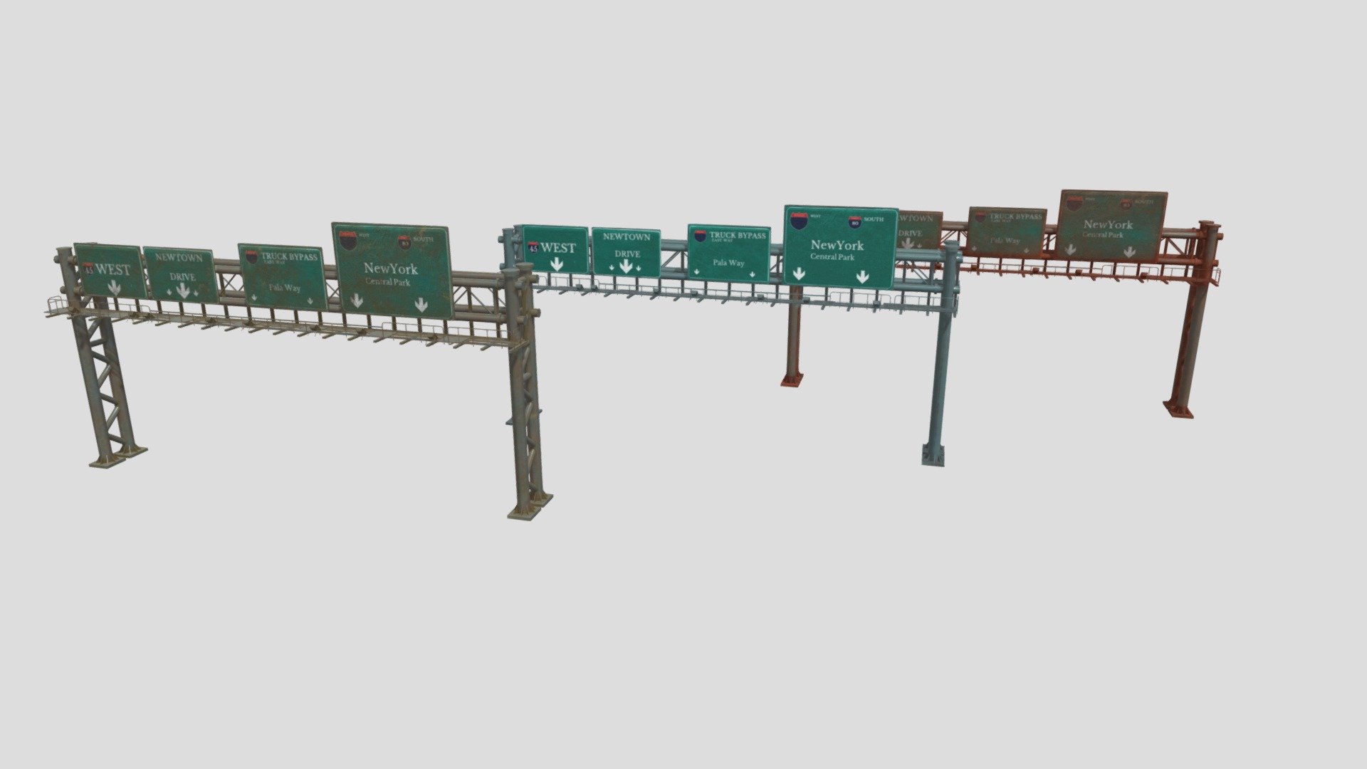 highway bypass with 4k pbr textures - highway bypass with 4k pbr textures - Buy Royalty Free 3D model by topchannel1on1 3d model
