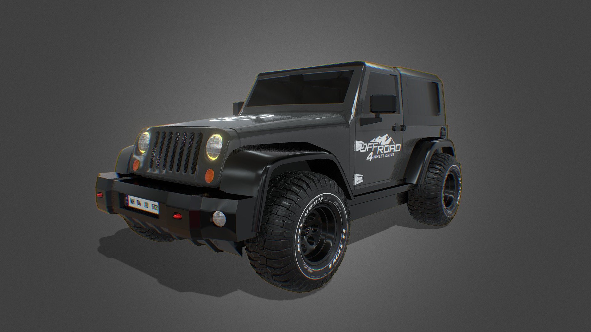 This Jeep Wrangler 3D model was made using Autodesk Maya software and was Textured using Substance painter &amp;  *Photoshop

renders are uploaded on Artstation :)
https://www.artstation.com/suyogmodak4 - Jeep Wrangler 3D Model - Download Free 3D model by Suyog modak (@Suyogmdk) 3d model