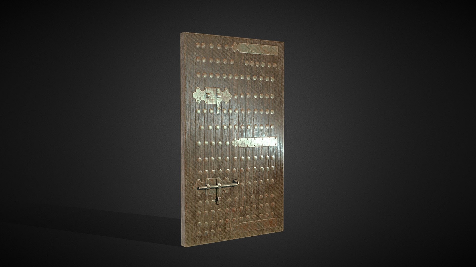 Islamic wooden door, texel density is 512 per 1 meter, PBR textures size are 2Kx2K and the asset should be optimized for any game engine. 
I used Maya for modeling and unwrap, ZBrush for sculpting , Substance Painter and Marmoset for texturing.
The door was part of my UE4 personal project &lsquo;Citadel of Qaitbay' based on a famous citadel in Alexandria, Egypt from Islamic Mamluke period.
Project Link:
https://www.artstation.com/artwork/ELN1K0 - Islamic Wooden Door - Buy Royalty Free 3D model by tareklatif 3d model