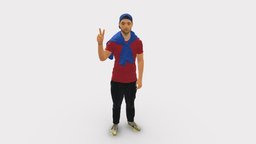 Man Posed 0619 style, people, fashion, beauty, clothes, miniatures, realistic, character, 3dprint, man