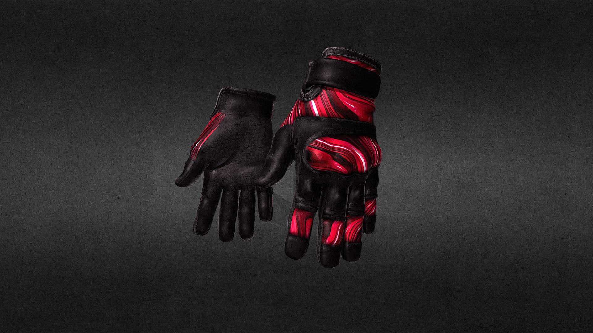 CT Gloves - Cherry Mix - 3D model by vdhun94 3d model