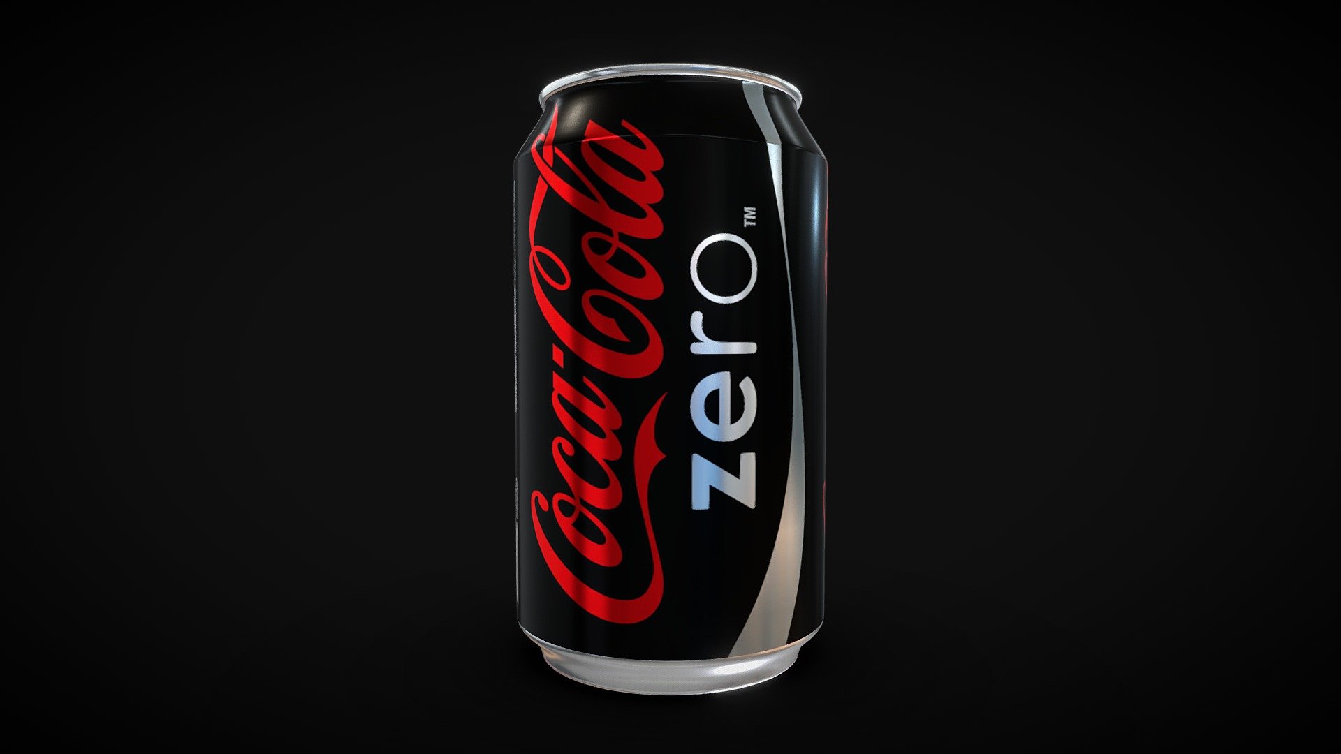 Coke Zero - Buy Royalty Free 3D model by wboony 3d model