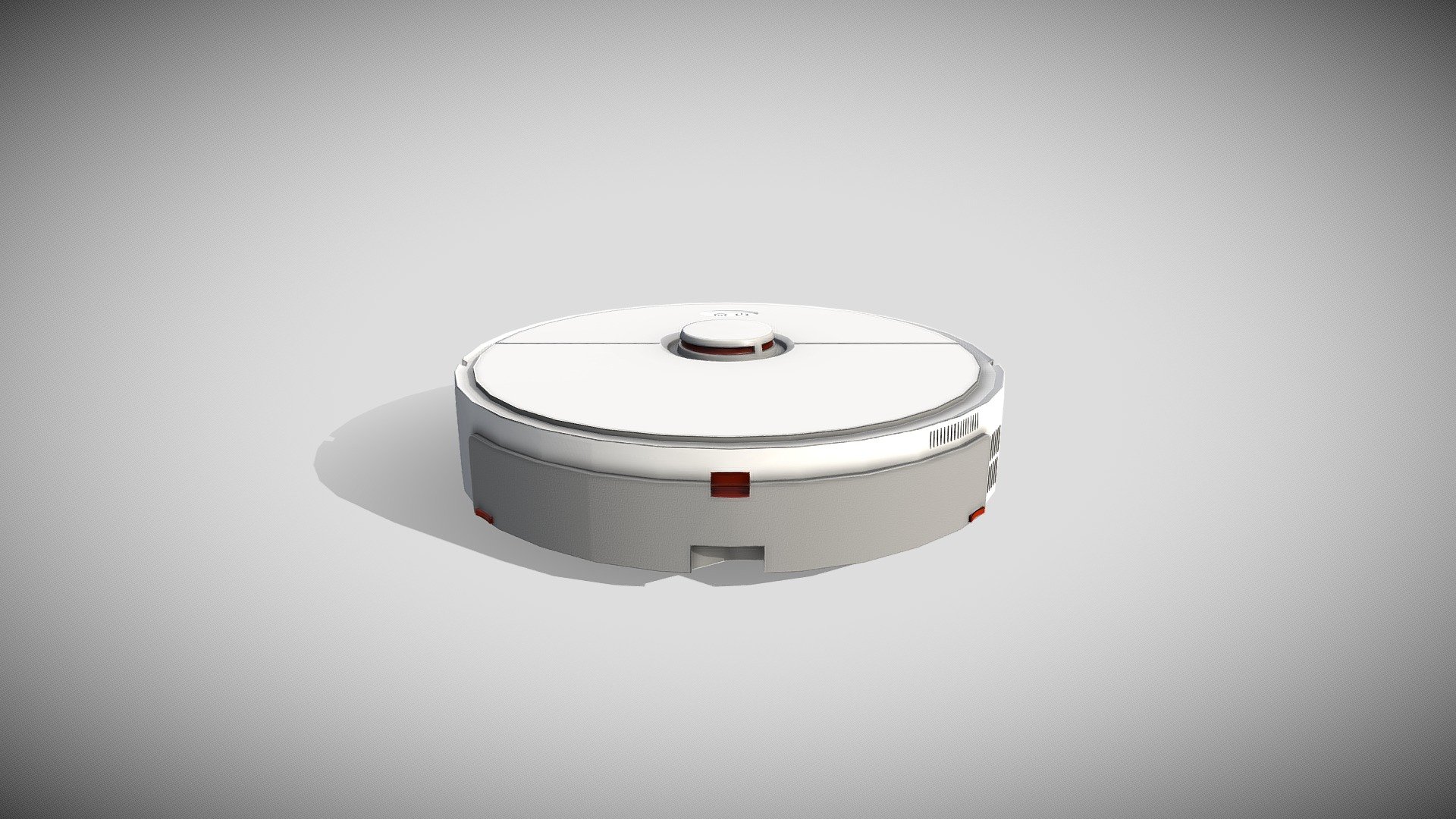 Electronic Robot Vacuum Cleaner game-ready model 3d model