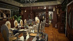 Victorian Inspired Dining room