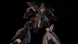The Lost Gundam gundam-character-robot, gundam, gundam-3d, robot, space, sazabichallenge