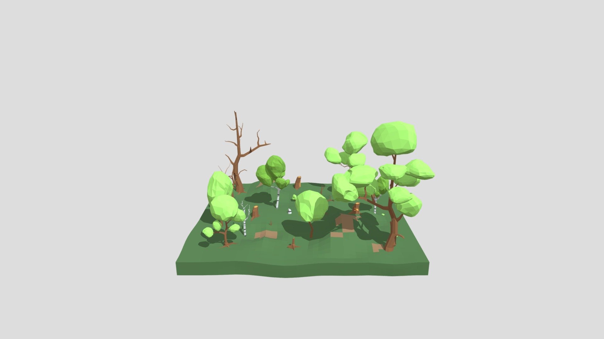 Low Poly Trees Pack 01 - Low Poly Trees Pack 01 - 3D model by DESUIT 3d model