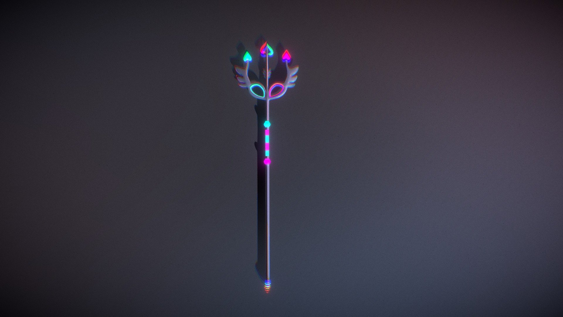 Hi everyone!!! this is the new True's Aqua trident that i made by myself!!! i hope you like it&hellip; :) - True's Aqua Trident - Download Free 3D model by Toi Tai Group studios (@katylunatalents) 3d model