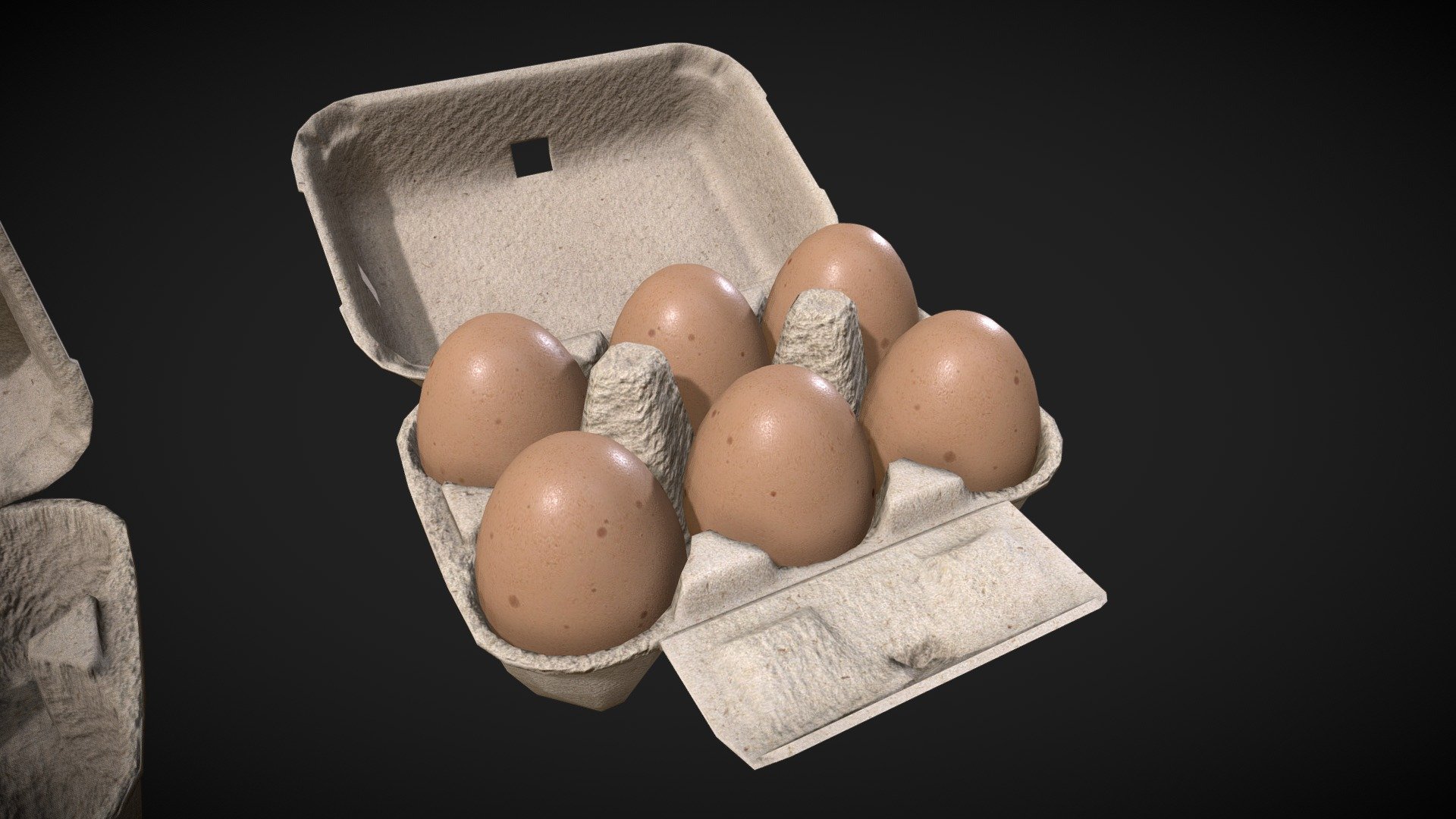 Egg box - Buy Royalty Free 3D model by Gargore 3d model